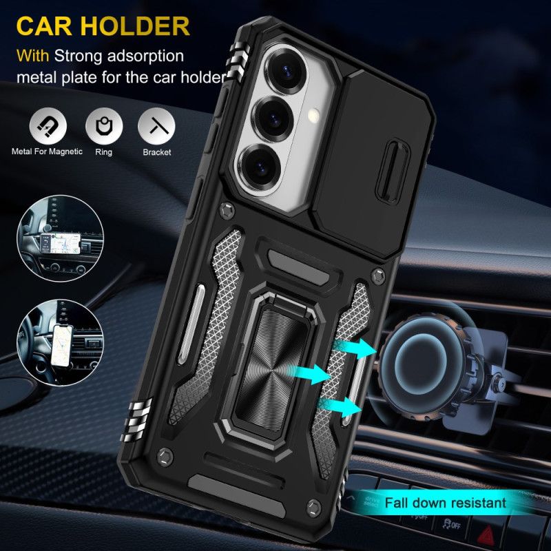 Puhelinkuoret Samsung Galaxy S26 Jalusta Ja Liukuva Kameransuoja