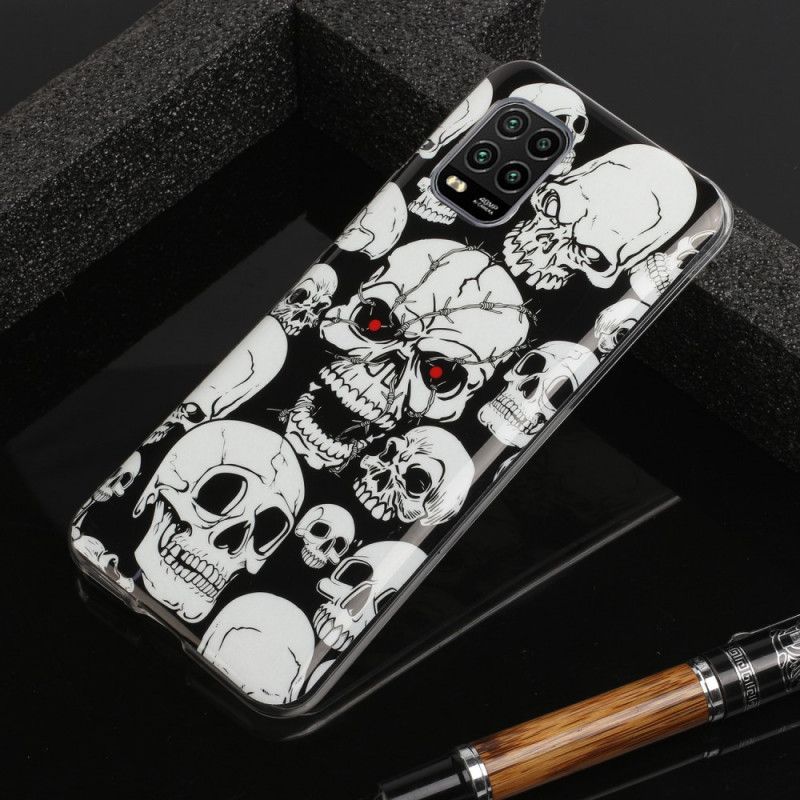 Case Kuoret Xiaomi Mi 10 Lite Puhelinkuoret Huomion Fluoresoivat Kallot