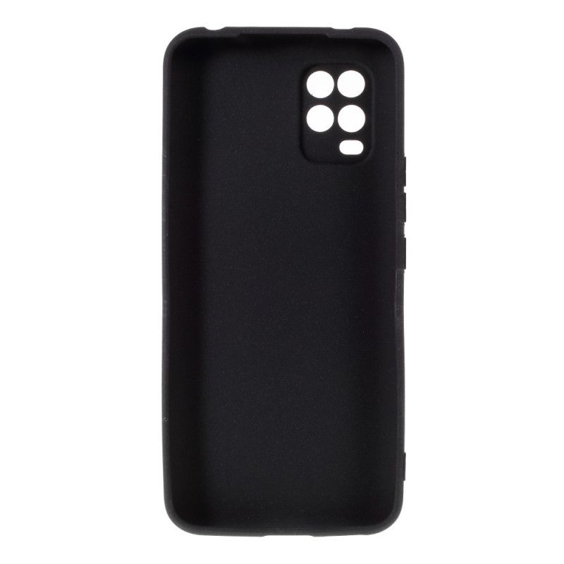 Kuori Xiaomi Mi 10 Lite Harmaa Musta Jäykkä Matto Silikoni