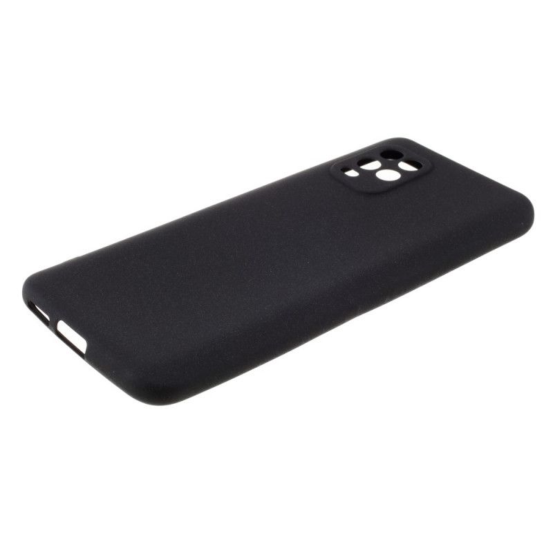 Kuori Xiaomi Mi 10 Lite Harmaa Musta Jäykkä Matto Silikoni