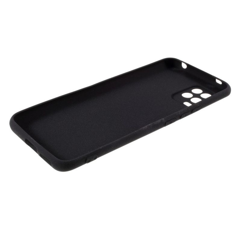 Kuori Xiaomi Mi 10 Lite Harmaa Musta Jäykkä Matto Silikoni