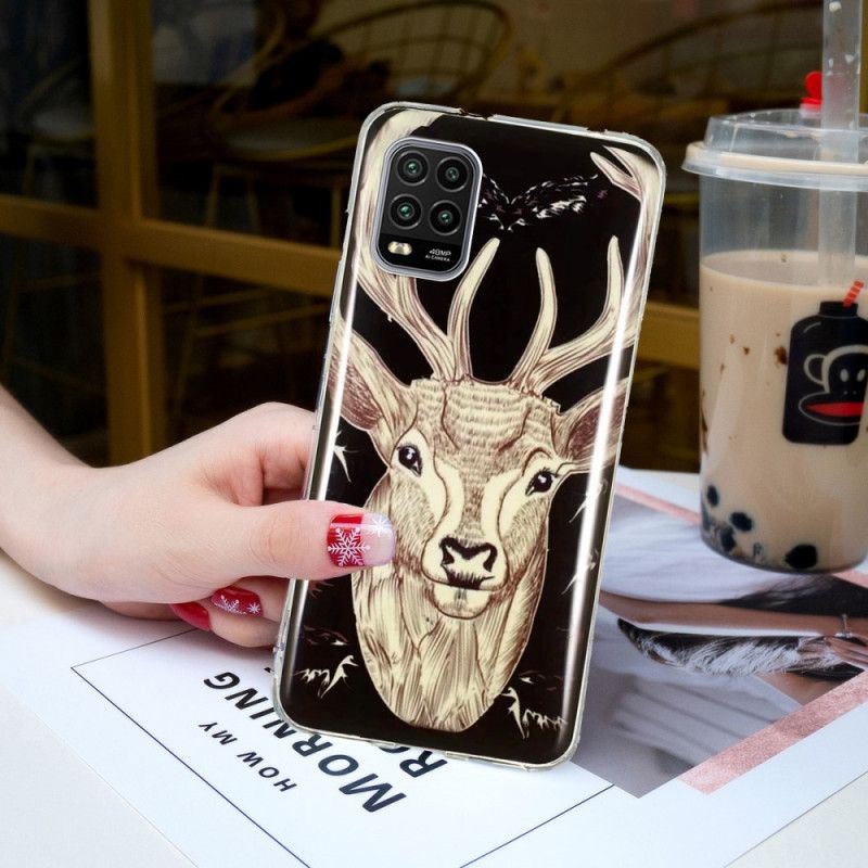 Kuori Xiaomi Mi 10 Lite Majesteettinen Fluoresoiva Peura