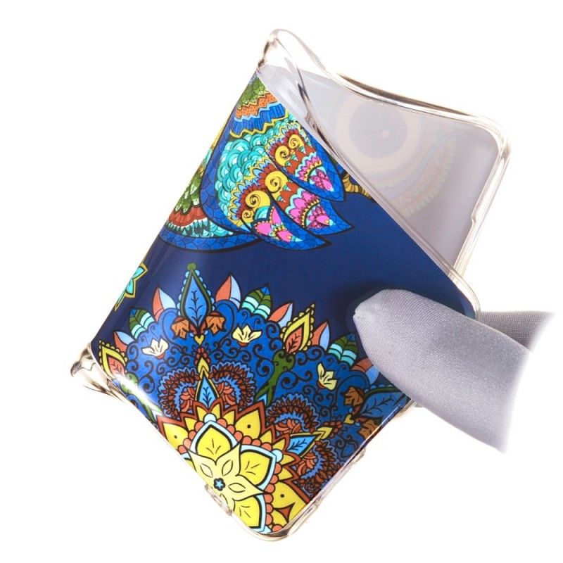 Case Kuoret Huawei Y7 2019 Puhelinkuoret Fluoresoiva Mandalapöllö