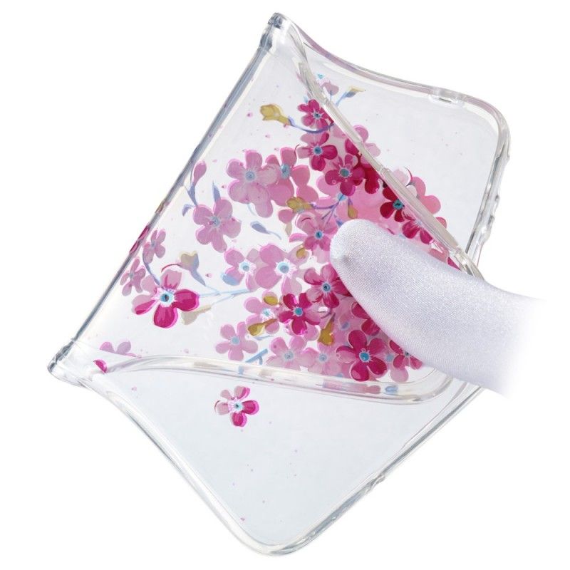 Case Kuoret Huawei Y7 2019 Puhelinkuoret Keltaiset Ja Purppuraiset Kukat