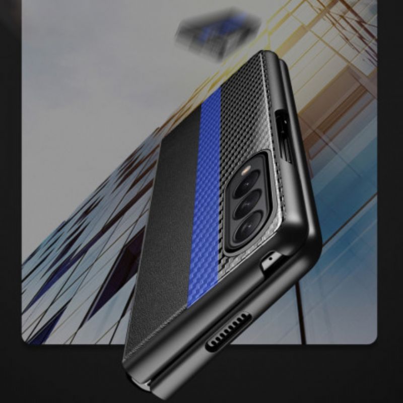 Kuori Samsung Galaxy Z Fold 3 5g Carbon Fiber Color Line