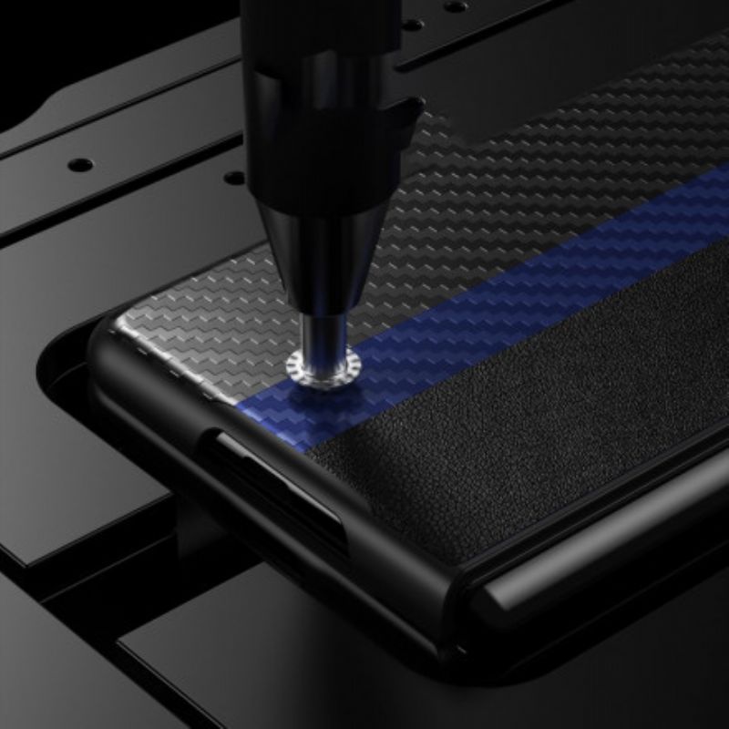 Kuori Samsung Galaxy Z Fold 3 5g Carbon Fiber Color Line