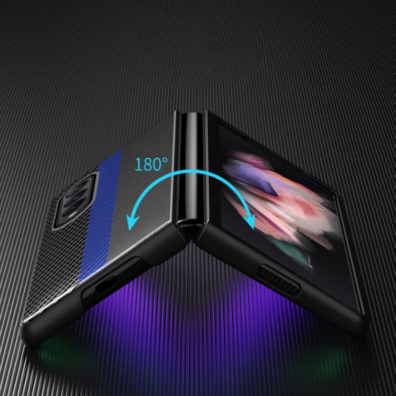 Kuori Samsung Galaxy Z Fold 3 5g Carbon Fiber Color Line