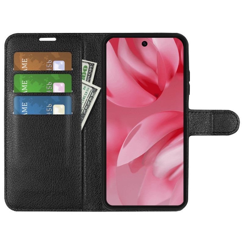 Kotelot Google Pixel 10 / 10 Pro Puhelinkuoret Klassinen Litsikuvioinen Tekonahka