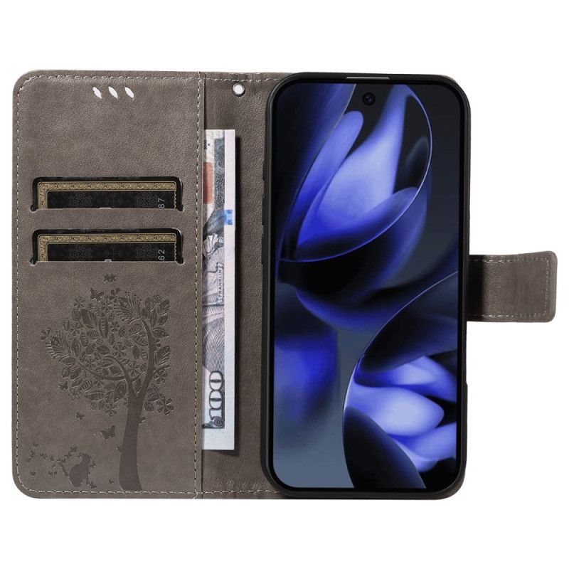 Kotelot Google Pixel 10 / 10 Pro Puu Ja Kissa Suojakuori