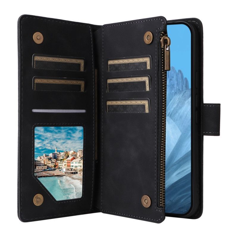 Kotelot Google Pixel 10 / 10 Pro Vetoketjullinen Pussukkalompakko