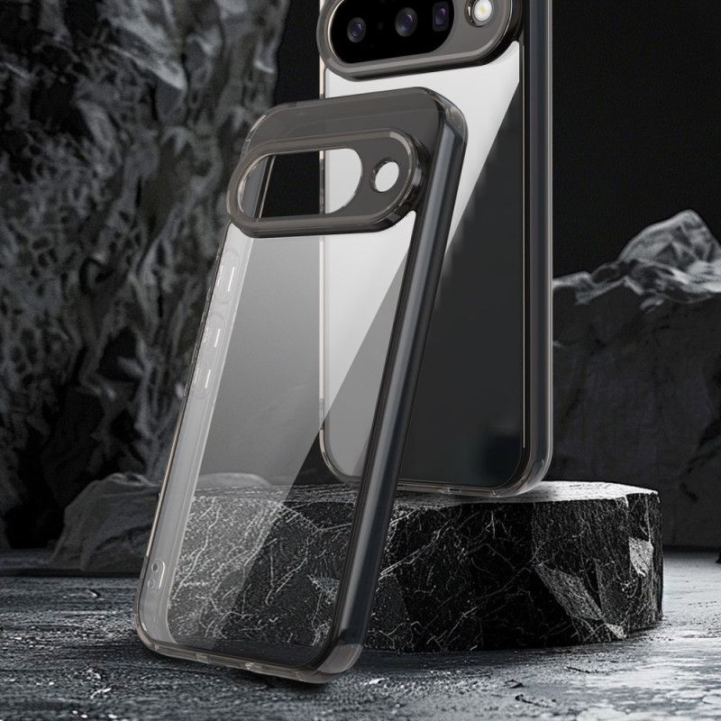 Kuori Google Pixel 10 / 10 Pro Läpinäkyvä Metallireunuksella