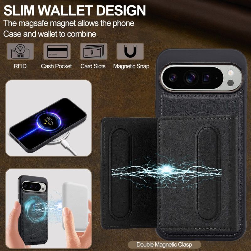 Kuori Google Pixel 10 / 10 Pro Lc.imeeke Magneettikortti Pidike