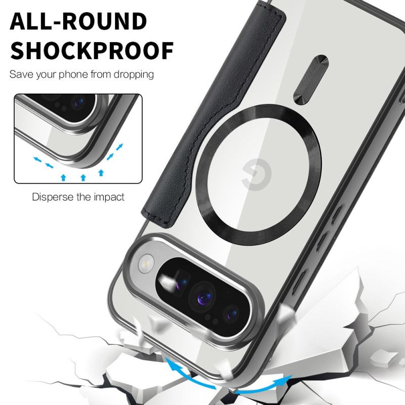 Nahkakotelo Google Pixel 10 / 10 Pro Magsafe-yhteensopiva Rfid-suojauksen Kanssa