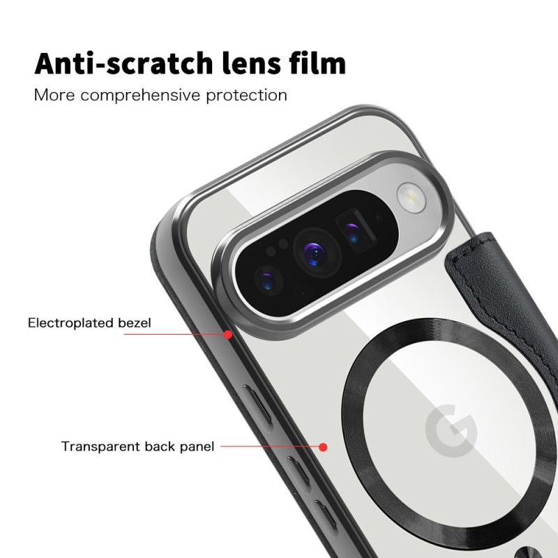 Nahkakotelo Google Pixel 10 / 10 Pro Magsafe-yhteensopiva Rfid-suojauksen Kanssa