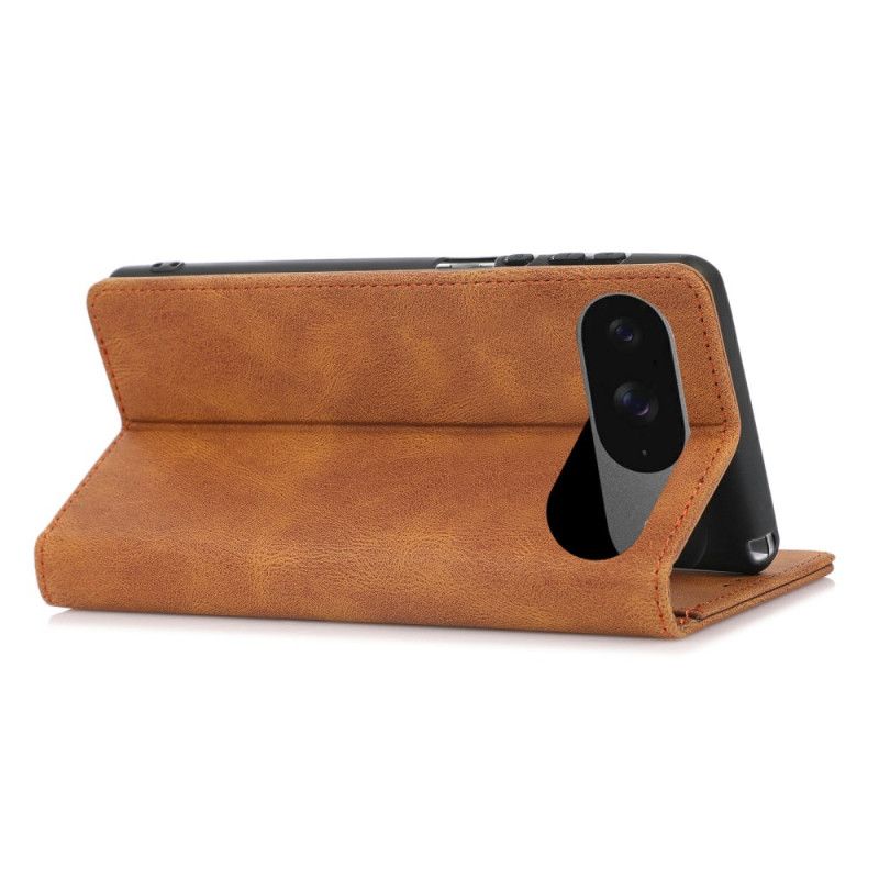 Nahkakotelo Google Pixel 10 / 10 Pro Mokkanahkakuvioinen