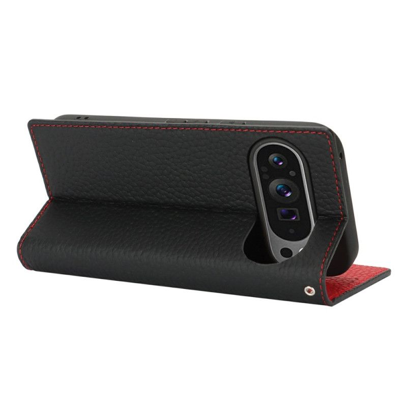 Nahkakotelo Google Pixel 10 / 10 Pro Teksturoitu Nahkahihna