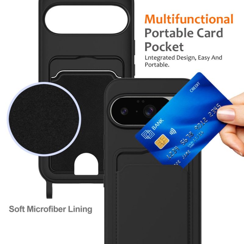 Puhelinkuoret Google Pixel 10 / 10 Pro Silikoninen Korttikotelo