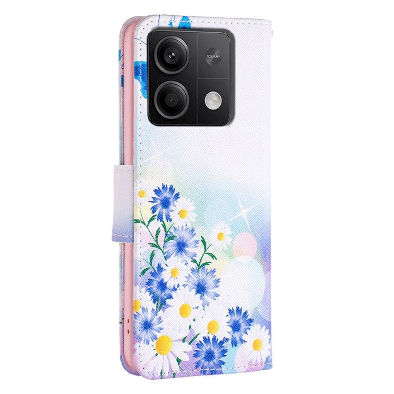 Kuoret Xiaomi Redmi Note 13 4g Perhonen Ja Kukat Akvarelli