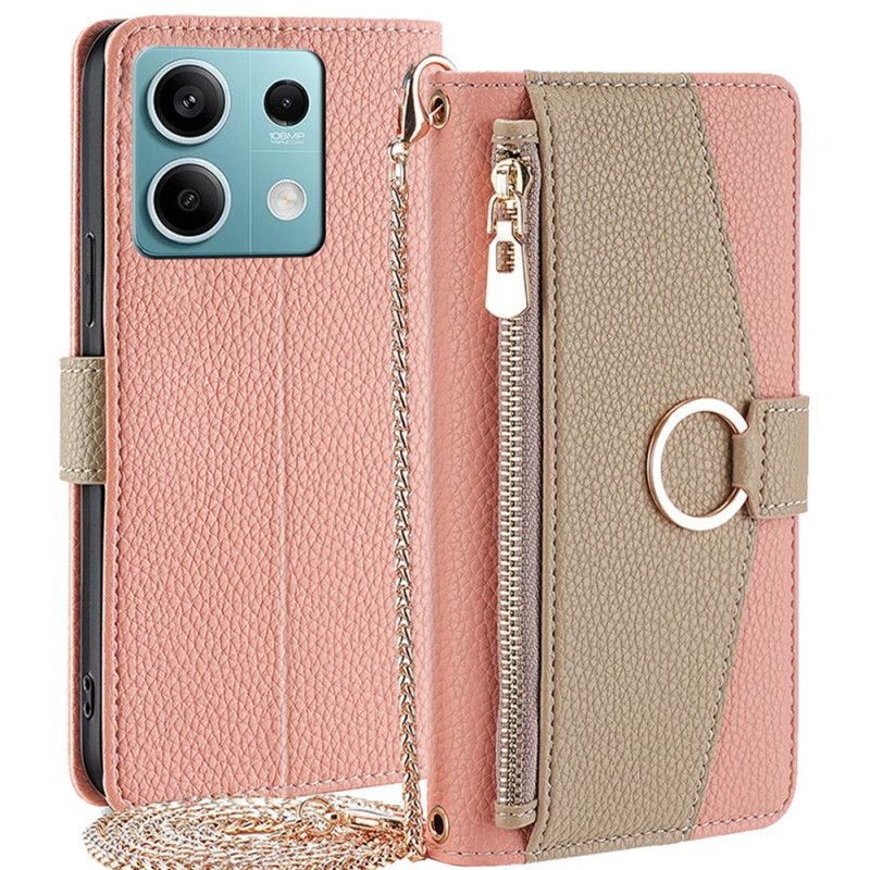 Nahkakotelo Xiaomi Redmi Note 13 4g Peili Ja Olkaketju
