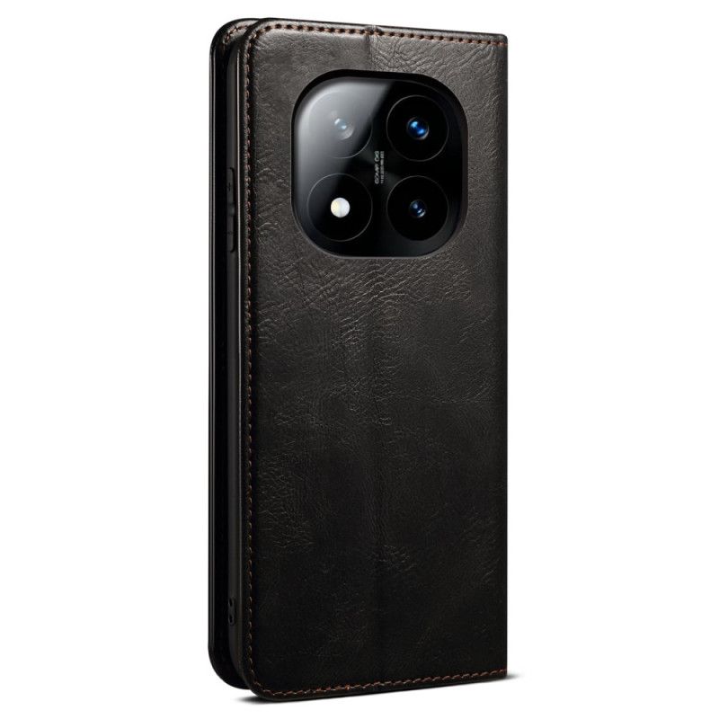 Flip Case Für Xiaomi Redmi Note 14 Pro 5g Gewachstes Kunstleder