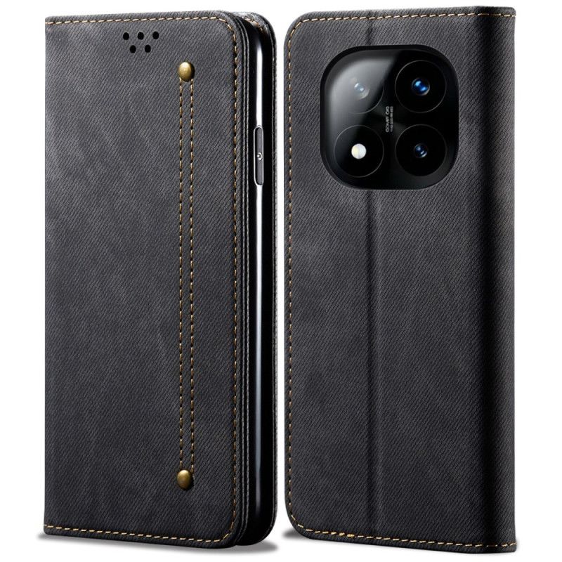 Flip Case Xiaomi Redmi Note 14 Pro 5g Denim-stoff
