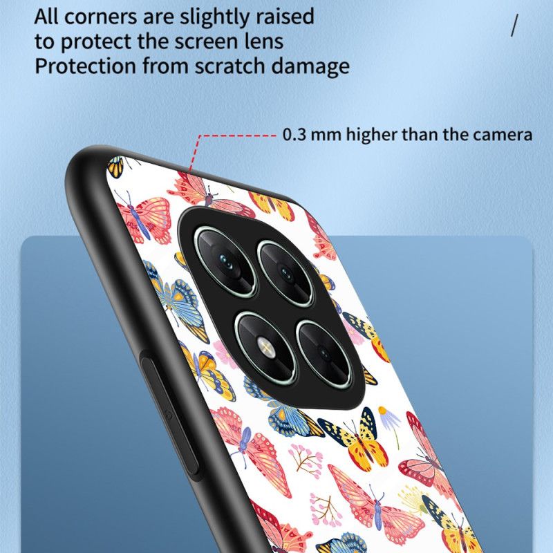 Hülle Xiaomi Redmi Note 14 Pro 5g Handyhülle Schmetterlings-serie