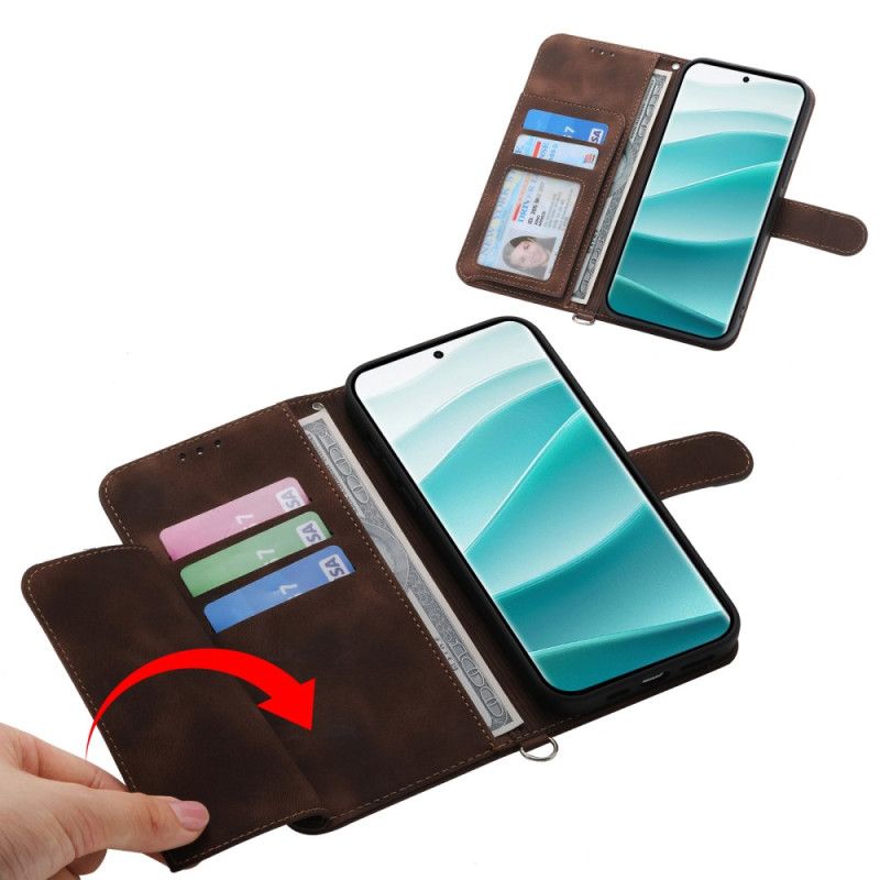 Kotelot Xiaomi Redmi Note 14 Pro 5g Pitsikuvio Hihnalla Ja Olkahihnalla