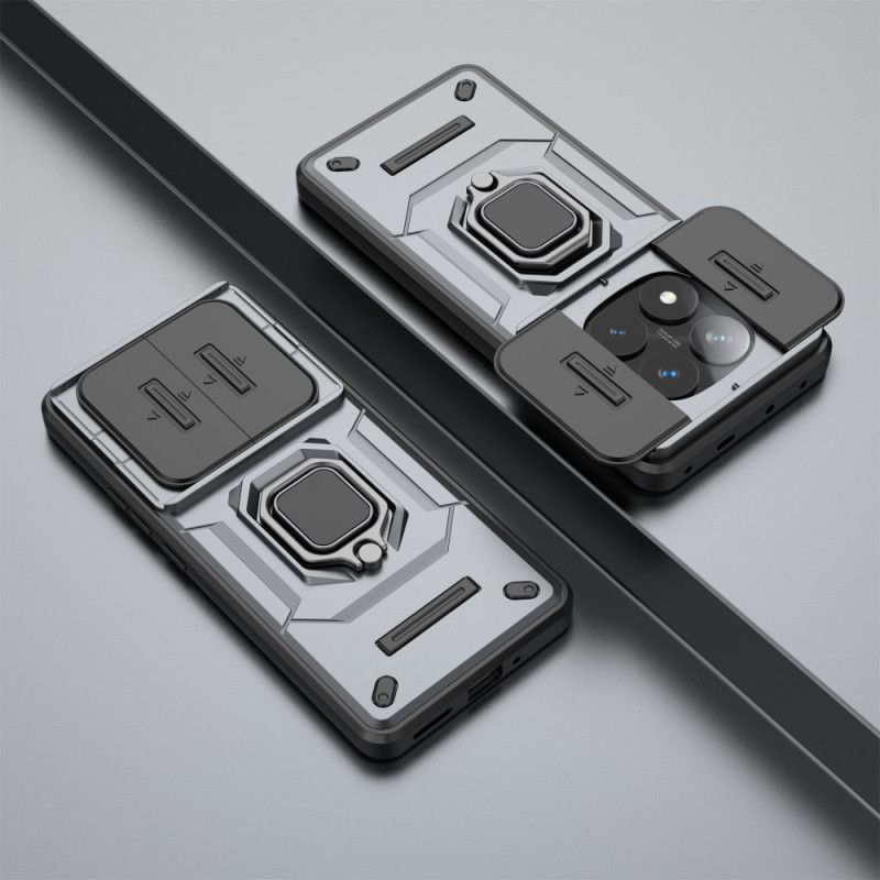 Kuori Xiaomi Redmi Note 14 Pro 5g Kestävä Sormuksenpidike Ja Linssinsuoja