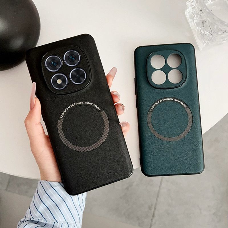 Kuori Xiaomi Redmi Note 14 Pro 5g Magsafe-yhteensopiva Nahkaefekti