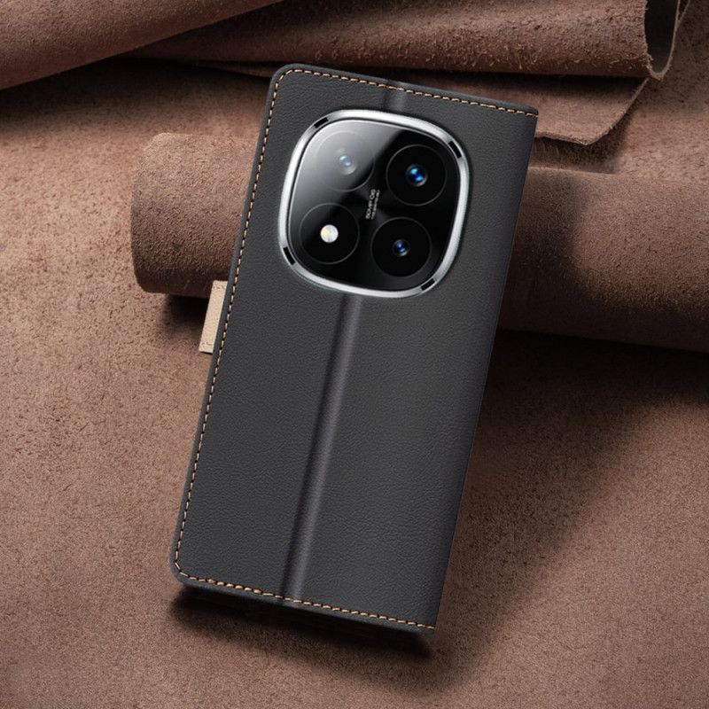 Lederhüllen Xiaomi Redmi Note 14 Pro 5g Handyhülle Binfen Color Zweifarbig