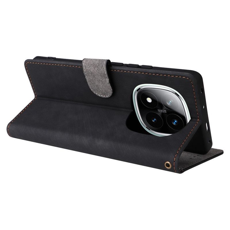 Lederhüllen Xiaomi Redmi Note 14 Pro 5g Wildlederriemen-variante