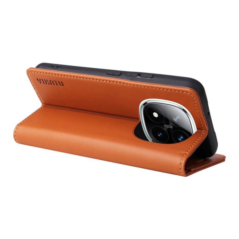 Nahkakotelo Xiaomi Redmi Note 14 Pro 5g Yikatu-keinonahka