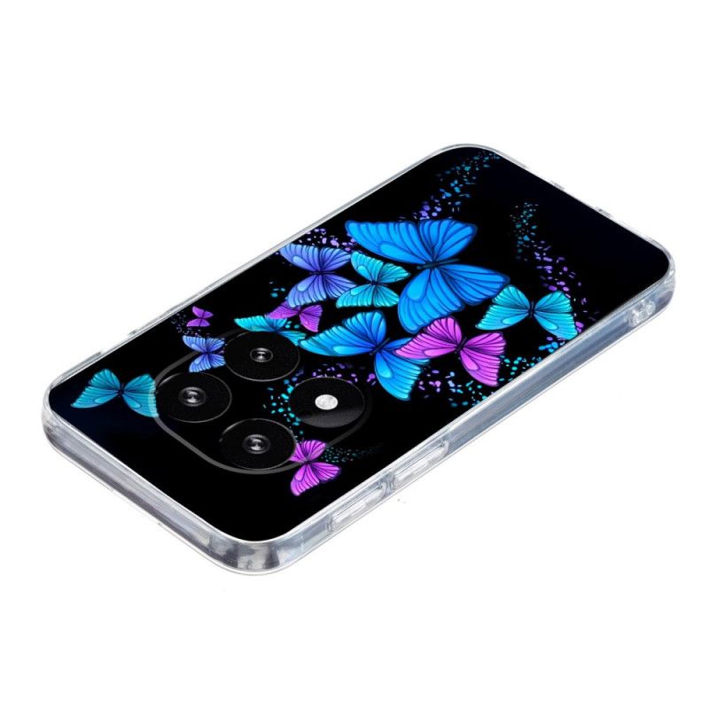 Puhelinkuoret Xiaomi Redmi Note 14 Pro 5g Värikkäitä Perhosia