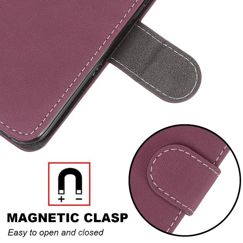 Flip Kotelot Alcatel 3l (2021) / 1s (2021) Style Leather Couture Suojakuori