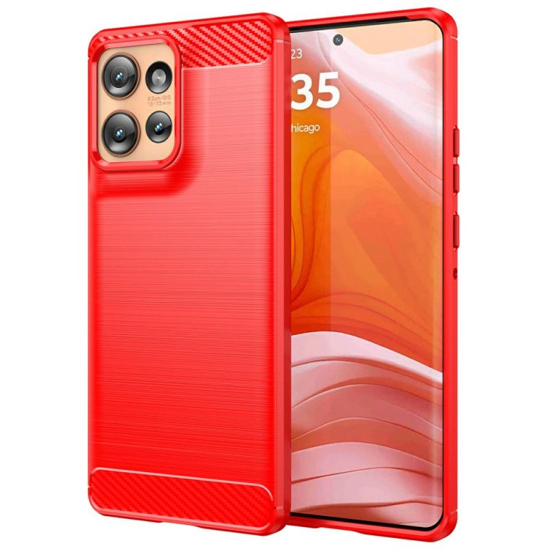 Kuori Motorola Edge 50 Harjattu Hiilikuitu