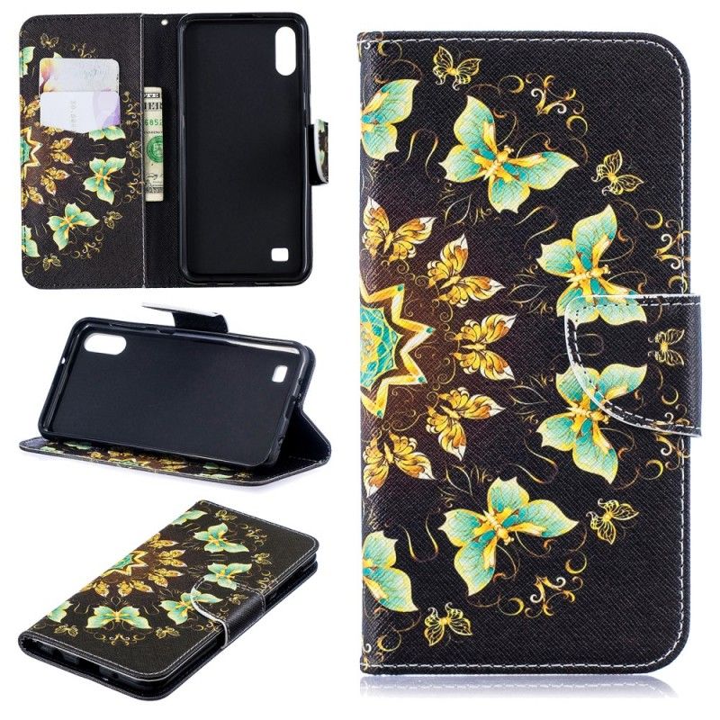 Kotelot Samsung Galaxy A10 Perhonen Mandala Suojakuori