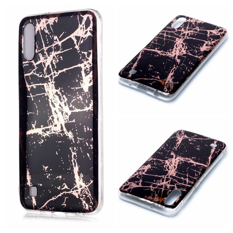 Kuori Samsung Galaxy A10 Vaaleanpunainen Musta Erittäin Suunnittelijamarmori