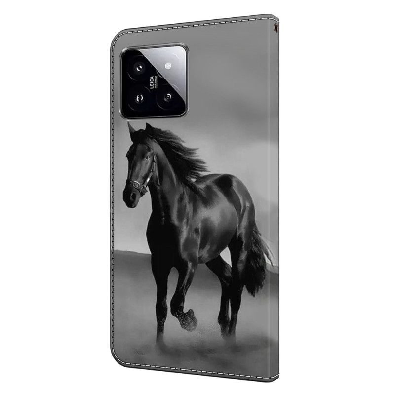 Kotelot Xiaomi 14 Musta Hevonen Suojakuori