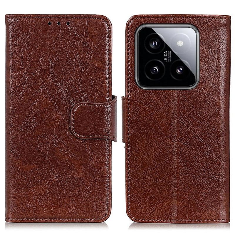 Kotelot Xiaomi 14 Patenttinappanahkaa