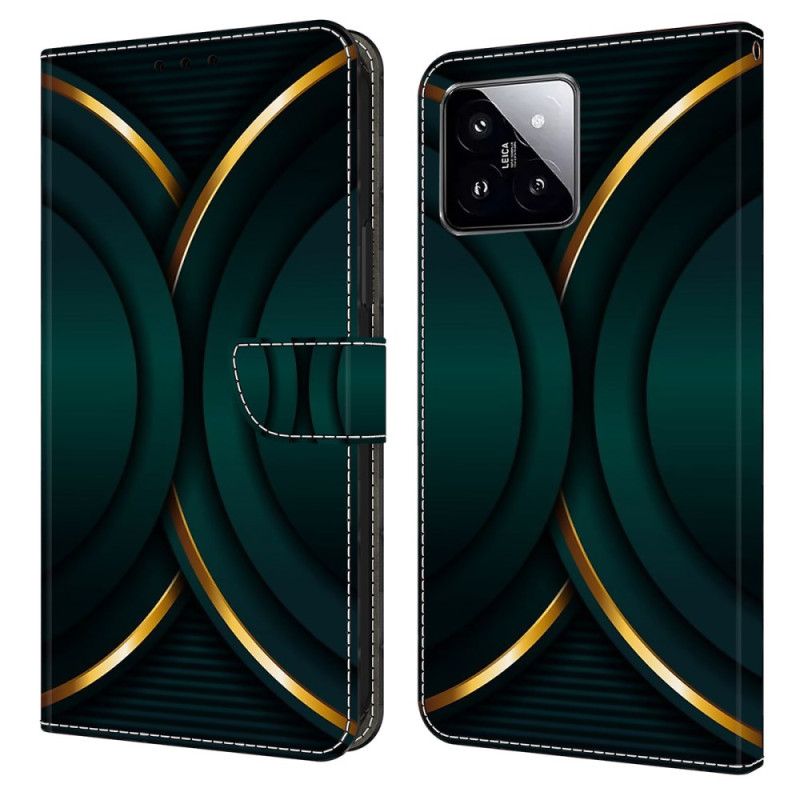 Kotelot Xiaomi 14 Puhelinkuoret Kultainen Ääriviiva