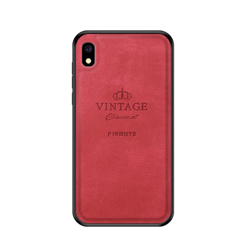 Kuori Samsung Galaxy A10e Harmaa Musta Kunniakas Vintage Pinwuyo