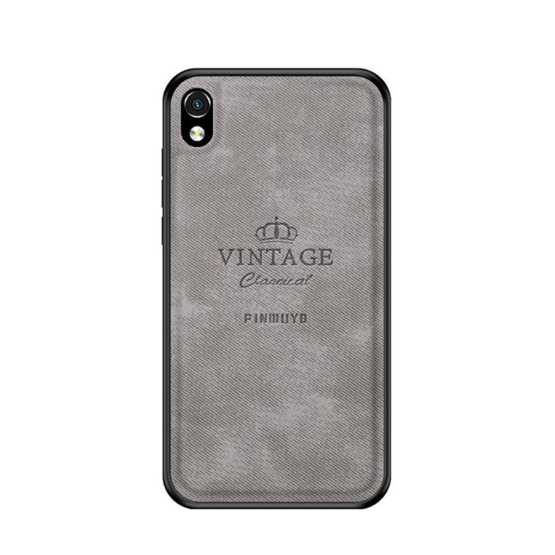 Case Kuoret Xiaomi Redmi 7A Harmaa Musta Puhelinkuoret Kunniallinen Vintage Pinwuyo