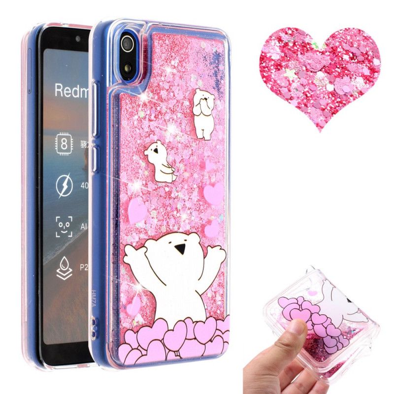Kuori Xiaomi Redmi 7A Kimaltelevat Karhut Suojakuori