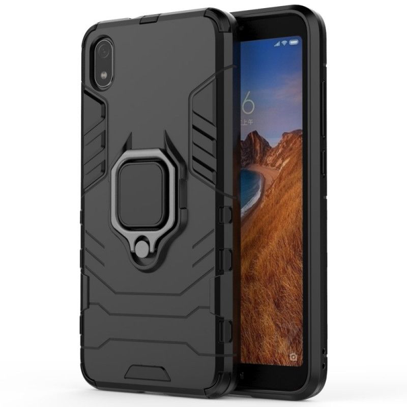 Kuori Xiaomi Redmi 7A Punainen Musta Kestävä Rengas
