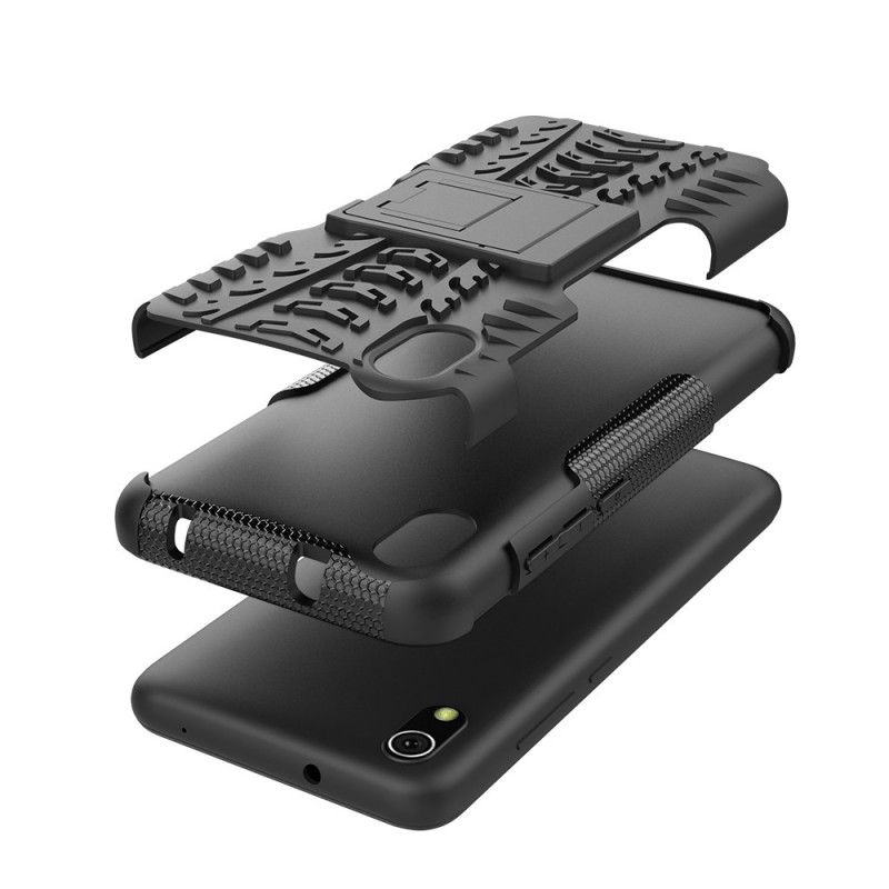 Kuori Xiaomi Redmi 7A Valkoinen Musta Erittäin Kestävä Suojakuori