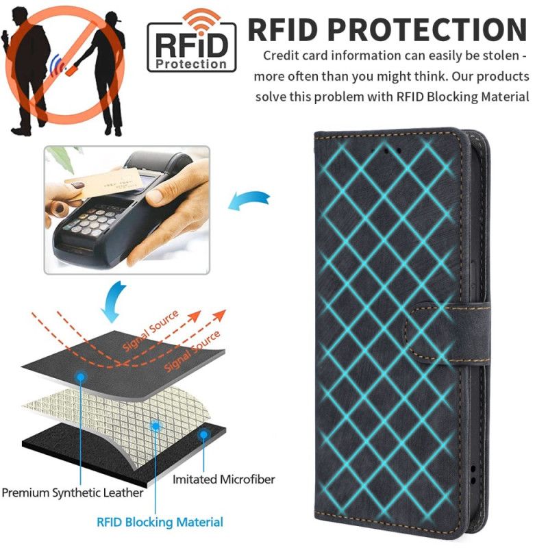 Kotelot Xiaomi Redmi Note 13 Pro 5g Rfid-esto Ja Kaulanauha Suojakuori