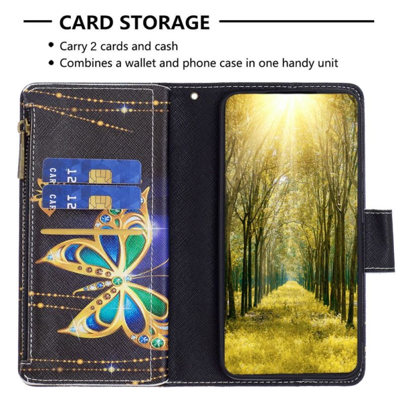 Kuoret Xiaomi Redmi Note 13 Pro 5g Rhinestone Butterfly Lompakko