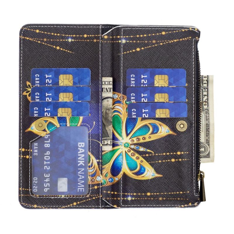 Kuoret Xiaomi Redmi Note 13 Pro 5g Rhinestone Butterfly Lompakko