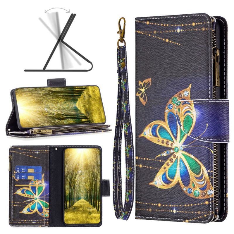 Kuoret Xiaomi Redmi Note 13 Pro 5g Rhinestone Butterfly Lompakko