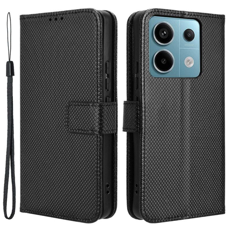 Nahkakotelo Xiaomi Redmi Note 13 Pro 5g Pisteinen Hihna
